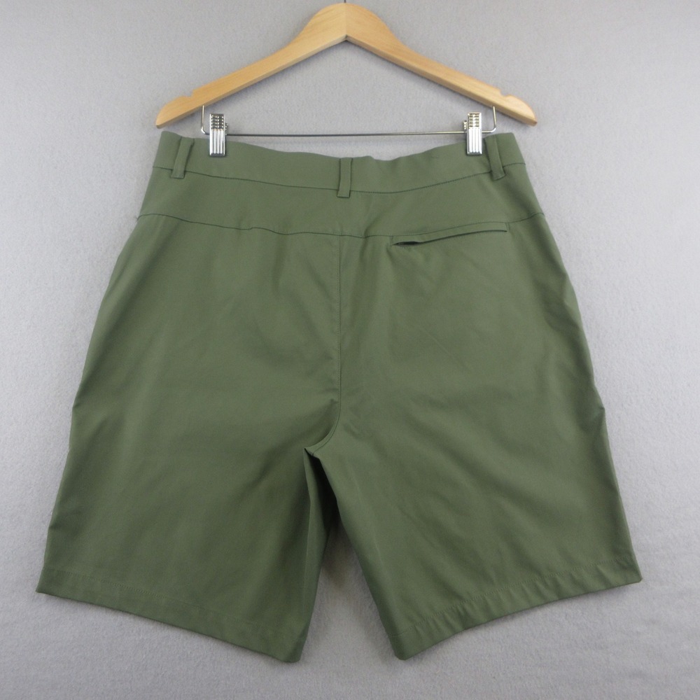 32 Degrees Cool Shorts Mens 34 Olive Green Performance Stretch Golf Casual - Picture 2 of 10